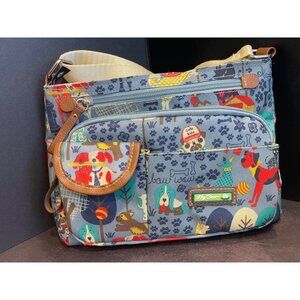 Lily Bloom Who Let The Dogs Out Small Crossbody Purse